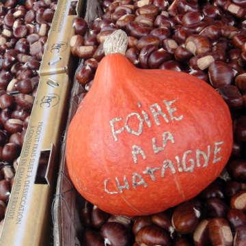 Castagnades et foire à la châtaigne à Désaignes